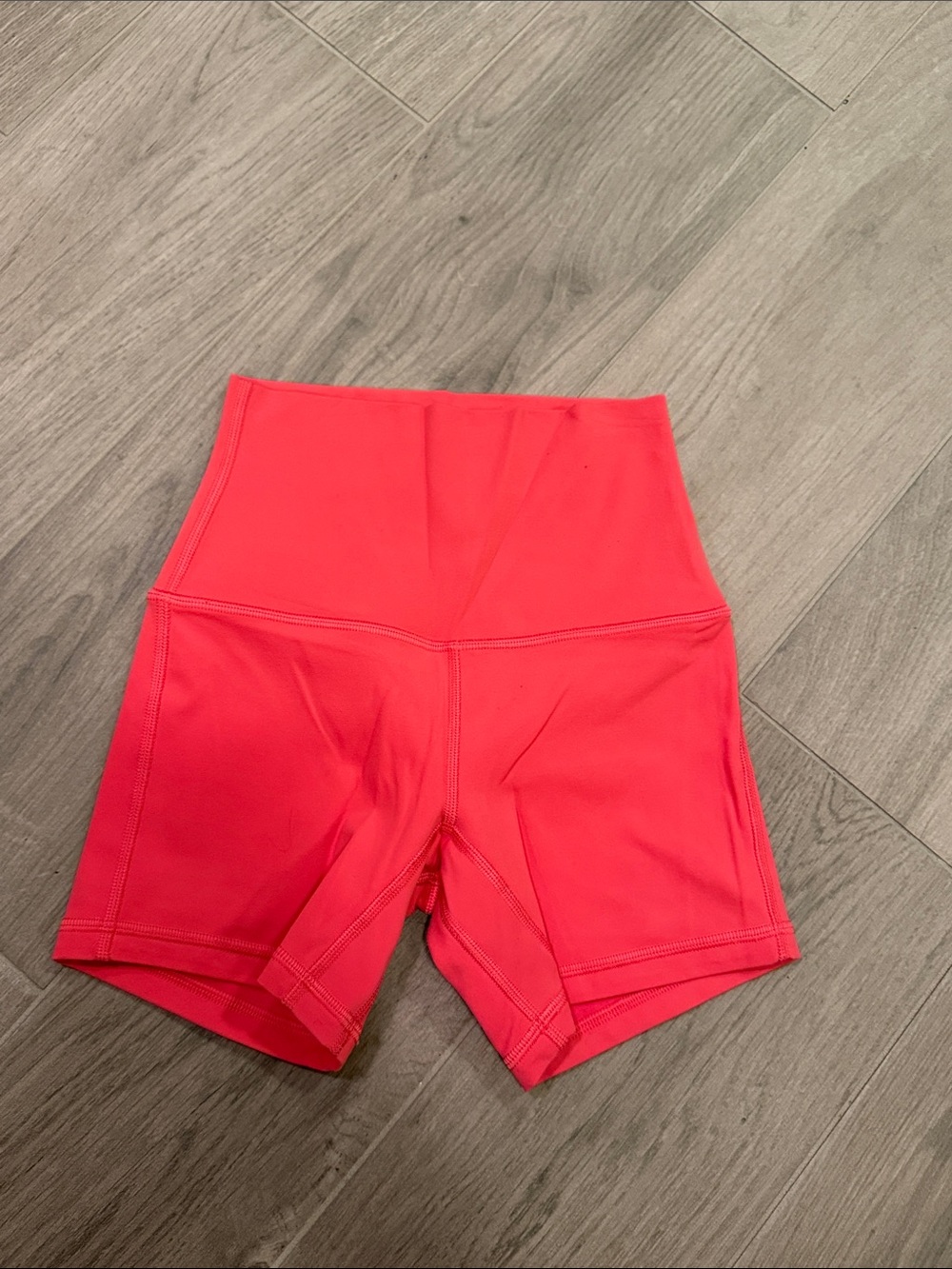 Lululemon Women’s High-Waist Pink Biker Shorts Size 0